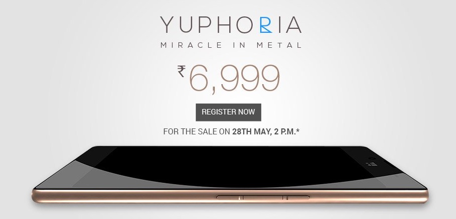 Yuphoria สมาร์ทโฟน Android มาพร้อมรอม Cyanogen OS 12 ดีไซน์สุดพรีเมี่ยมราคาเพียง 3,600 บาท