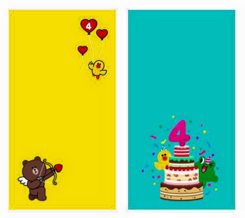 LINE ฉลองอายุครบ 4 ขวบ!! เผยสถิติการใช้งานสติกเกอร์และอีโมจิ พร้อมแจกฟรี Wallpaper 4 ลายที่นี่