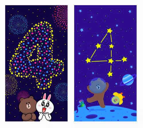 LINE ฉลองอายุครบ 4 ขวบ!! เผยสถิติการใช้งานสติกเกอร์และอีโมจิ พร้อมแจกฟรี Wallpaper 4 ลายที่นี่