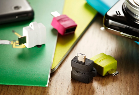 Apacer OTG Adapter A610 เชื่อมต่อสมาร์ทโฟนหรือแท็บเล็ตง่ายดายขยาย storage ทันใจ