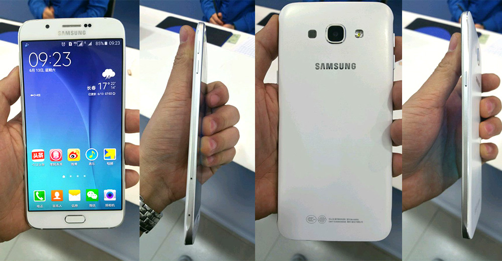 Galaxy A8 สมาร์ทโฟนขนาด 5.7 นิ้วบางที่สุดของ Samsung เพียง 5.9 มม.ผ่านการรับรองในประเทศจีนแล้ว