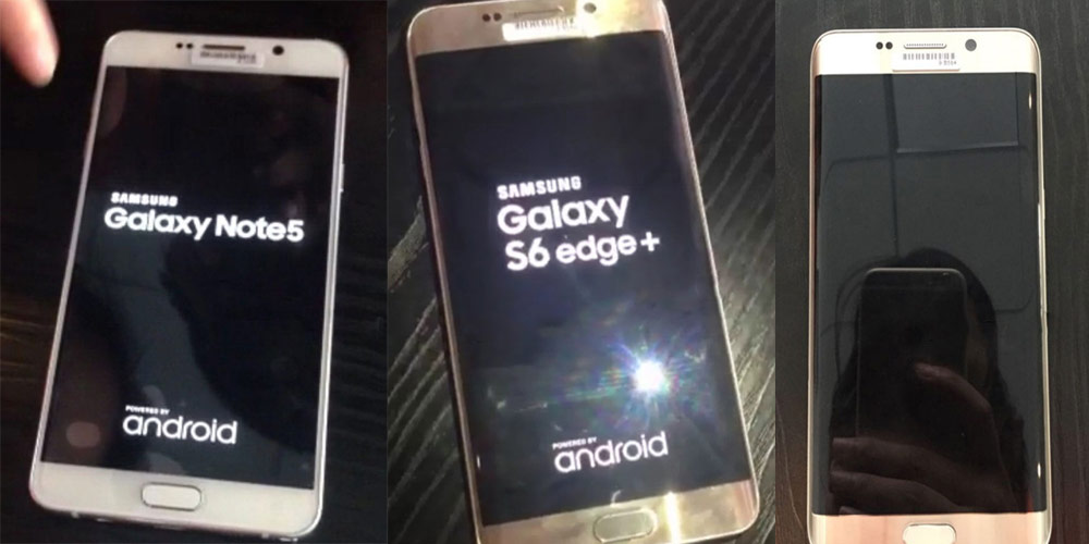 ชมภาพ Galaxy Note 5 และ Galaxy S6 edge+ ตัวเป็นๆแถมยังถ่ายด้วย iPhone 6
