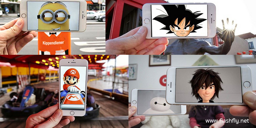 ไอเดียบรรเจิดสุดๆ ชุบชีวิตการ์ตูนดังให้อยู่ในโลกแห่งความจริงบนภาพถ่าย ด้วย iPhone (ชมภาพ)