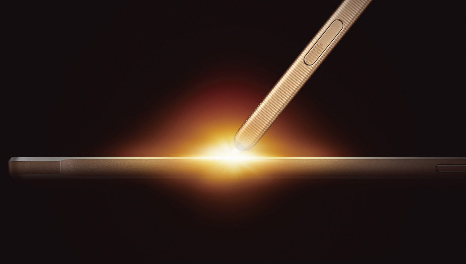 ค่ายมือถือไต้หวันโชว์ภาพทีเซอร์ Galaxy Note 5 ที่บางสุดๆ พร้อมปากกา S-Pen ใหม่