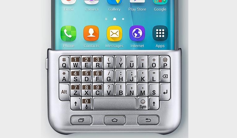 เผยโฉมเคสพิเศษสำหรับ Galaxy S6 edge+ ที่มีแป้นพิมพ์ QWERTY สไตล์ BlackBerry ในตัว