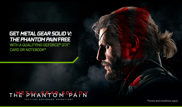 NVIDIA ร่วมกับ ZOTAC จัด Promotion แจกเกม Metal Gear Solid V : The Phantom Pain ถึง 1 กันยายน 2015 นี้เท่านั้น