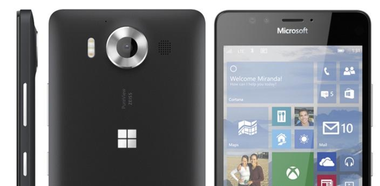 หลุดมาแล้ว!! ภาพเรนเดอร์ทางการของ Lumia 950 จอ 5.2 นิ้วและ Lumia 950XL จอ 5.7นิ้วมาพร้อม Iris scanner for Windows Hello