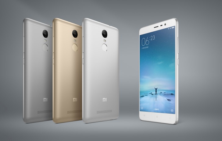 Xiaomi Redmi Note 3 เปิดตัวทางการบอดี้โลหะทั้งชิ้น พร้อมเซ็นเซอร์สแกนนิ้วมือ แบต 4000mAh เริ่มต้น 5,000 บาทเท่านั้น