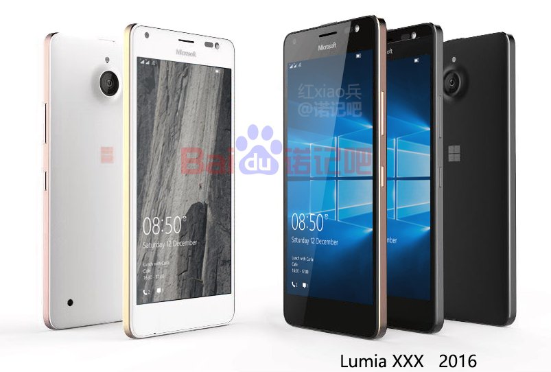 หลุดรายวัน!! เผยภาพเรนเดอร์ Lumia 850 บอดี้โลหะครบทุกสี มีสีขาวขอบชมพูโรสโกลด์ด้วย