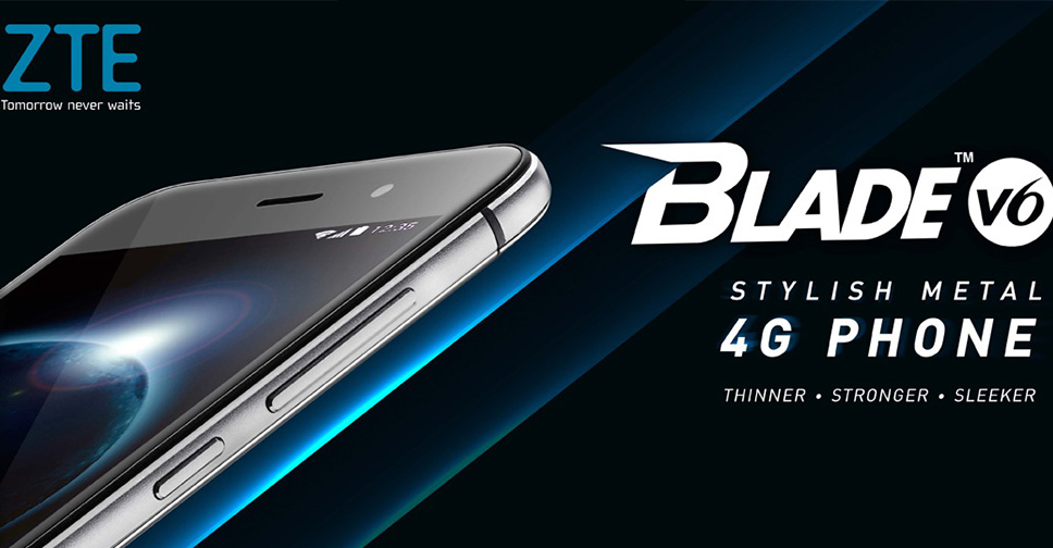 ZTE Blade V6 พรีเมี่ยมสมาร์ทโฟน 4G จอ HD ขนาด 5 นิ้ว ราคาสุดคุ้มกับแพ็กเกจ AIS SUPER DEAL เพียง 2,990 บาท