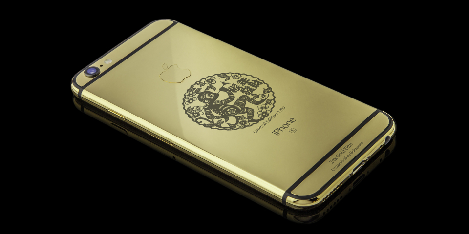 สุดหรู iPhone 6s ทองคำ 24k คอลเล็คชั่นพิเศษต้อนรับปีลิง ราคาเริ่มต้น 127,000 บาท
