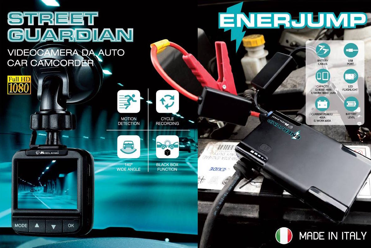 ซื้อ EnerJump พร้อมกล้องติดหน้ารถยนต์ จากอิตาลี แพ็คคู่ ราคาพิเศษ เฉพาะที่งาน  Thailand Mobile Expo 2016
