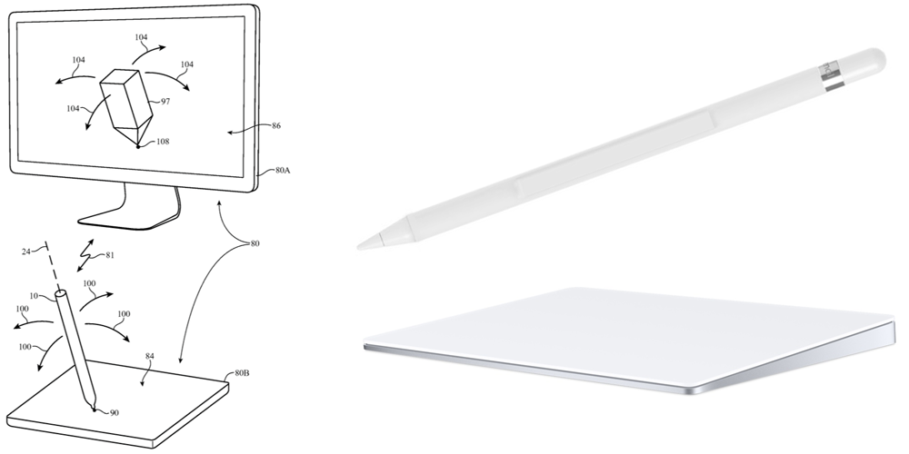 เผยสิทธิบัตรใหม่ของ Apple Pencil จะสามารถใช้งานร่วมกับ Trackpad ได้