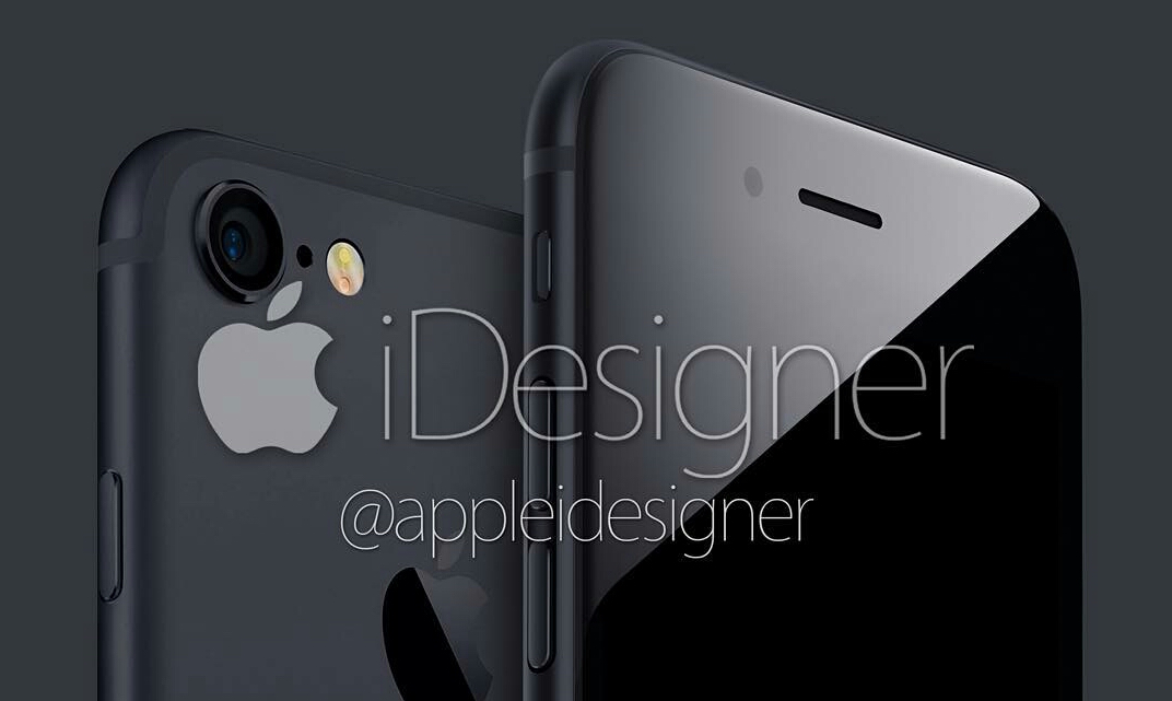 มาแล้วภาพคอนเซปงามๆของ iPhone 7 สีดำ Space Black ใหม่ล่าสุด