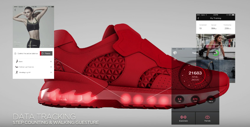 สุดล้ำ!! Lenovo เผยโฉม Smart Shoes รองเท้าอัจฉริยะ ใช้ควบคุมเกมและเก็บข้อมูลสุขภาพได้