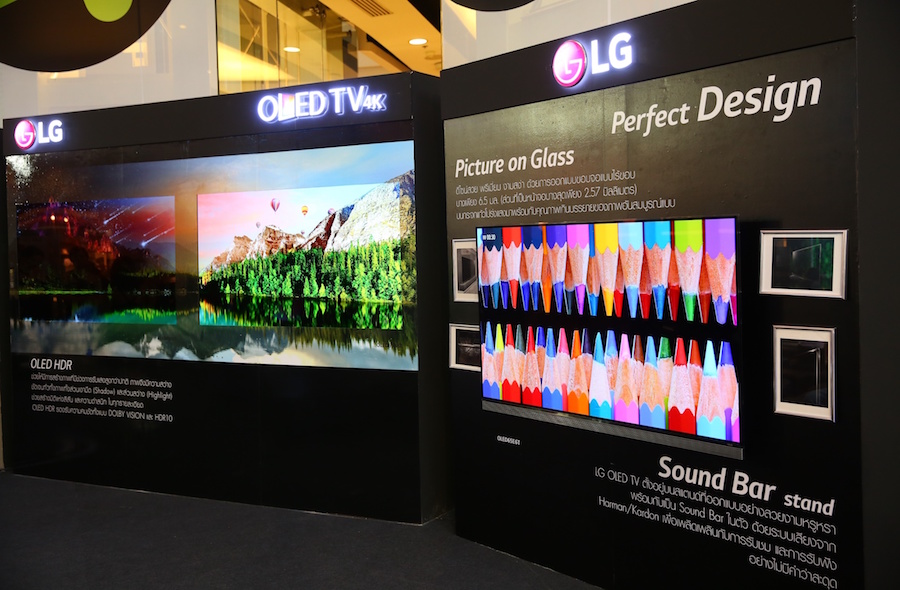 LG OLED TV E6T Perfect Picture on Glass