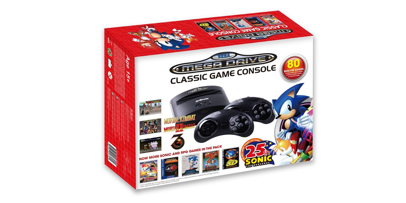 SEGA เปิดตัวเครื่อง Mega Drive รุ่นพิเศษทั้งแบบคอนโซลและพกพาแถม 80 เกมดังในอดีต