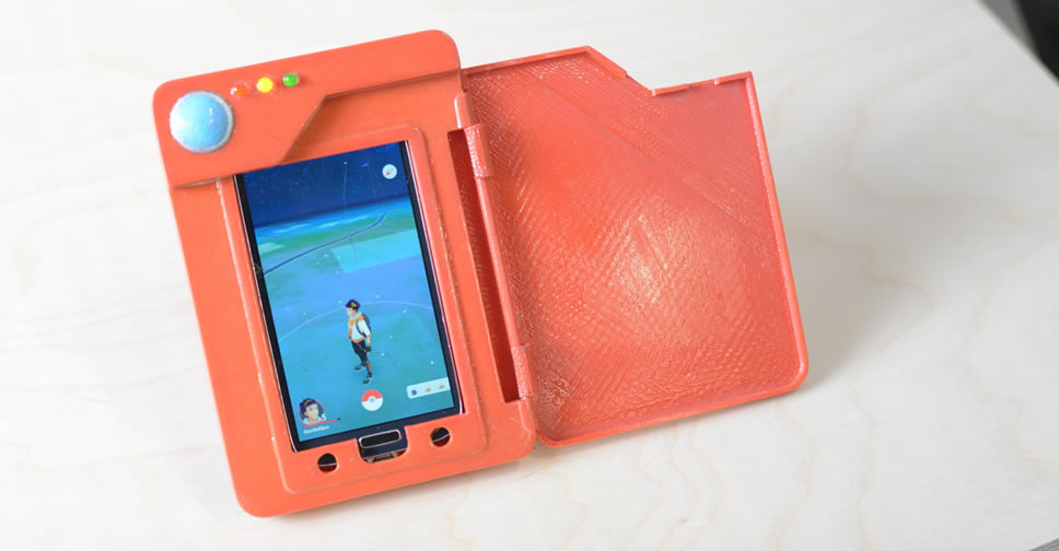 ชิ้นเดียวในโลก!! เคสสมาร์ทโฟนรูปทรงเหมือน Pokédex ใช้เป็นพาวเวอร์แบงค์ได้อีกด้วย