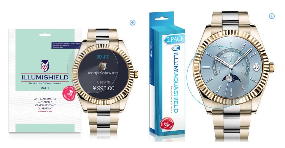 ใช่หรือเปล่า? ภาพหลุด Samsung Gear S3 ถูกใช้เป็นต้นแบบขายฟิล์มกันรอย