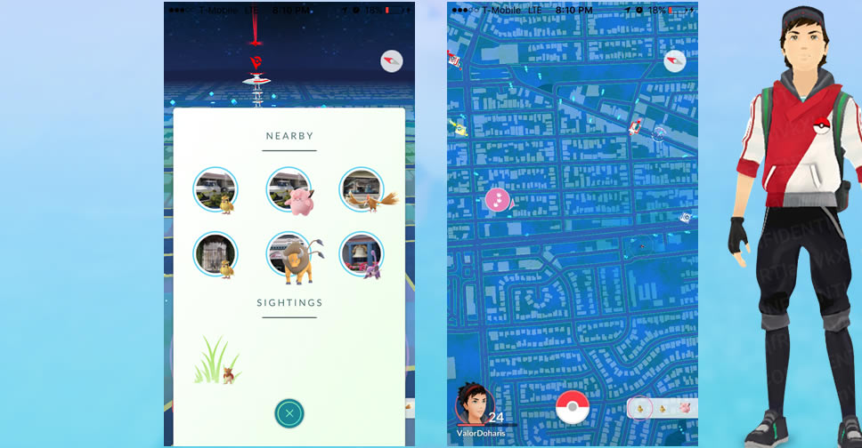 ชมฟีเจอร์การใช้งาน Nearby ใหม่ในเกม Pokémon GO ช่วยตามล่า Pokémon ได้ง่ายกว่าเดิมมาก