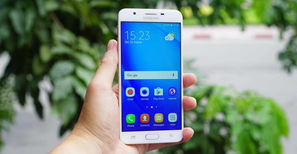Samsung Galaxy J7 Prime มากับบอดี้โลหะ พร้อมระบบสแกนลายนิ้วมือ