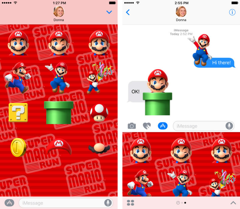 Mario-stickers