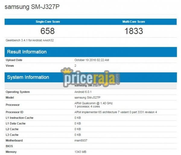 samsung-sm-j327p-Geekbench-test