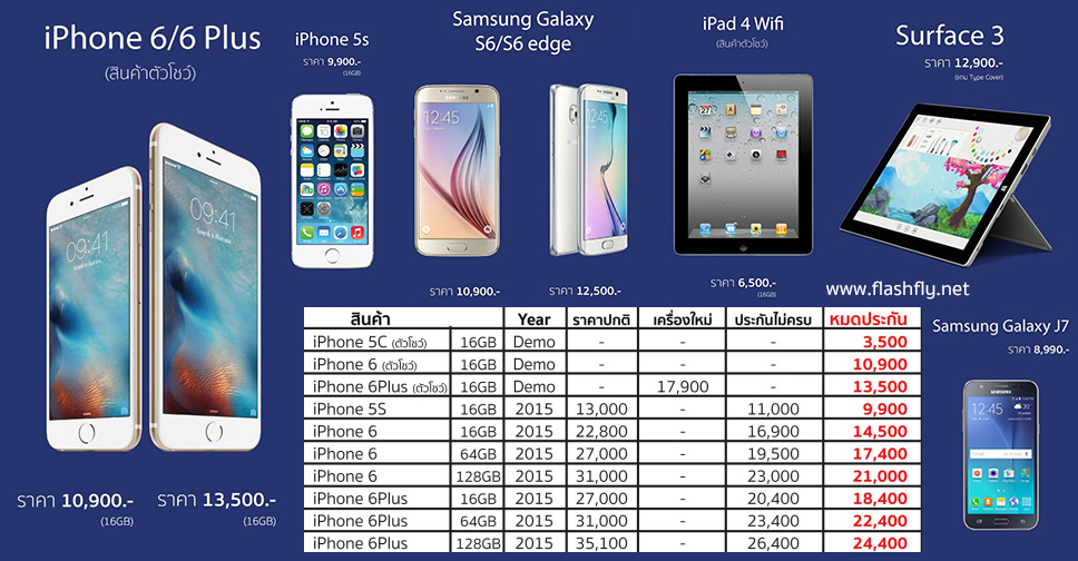 BaNANA ลด บึ้ม บึ้ม ส่งท้ายปี 2016 งานเคลียร์สินค้าไอทีลดสูงสุด 90% สมาร์ทโฟนเริ่มต้น 500 บาท iPhone ตัวโชว์ 3,500 บาท