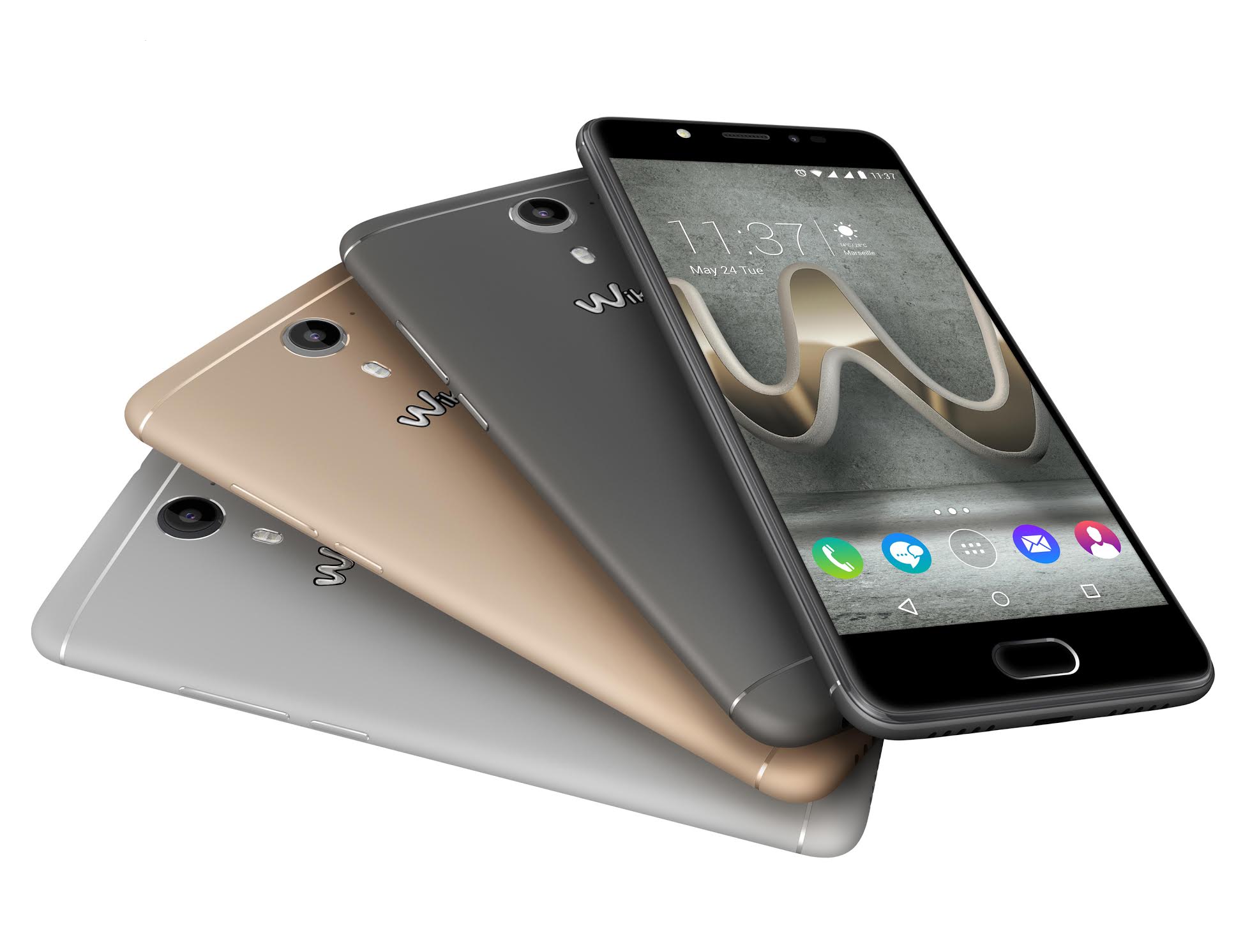 Wiko U FEEL PRIME จอ 5 นิ้วแรม 4GB กล้อง 13 ล้าน แบต 3,000 mAh สแกนลายนิ้วมือได้ ราคา 7,990 บาท