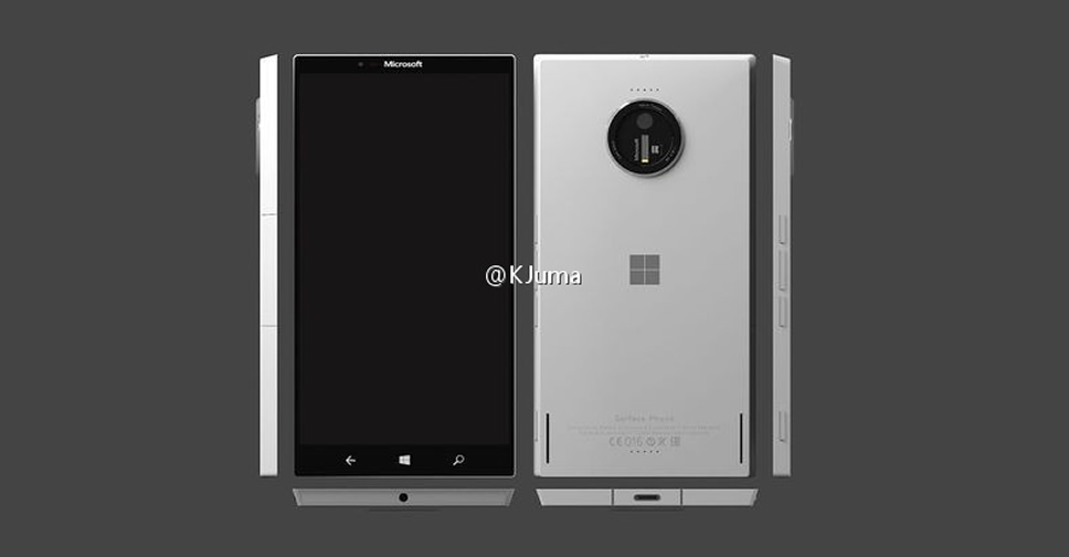 หลุด!! ภาพเรนเดอร์ Surface Phone จาก Microsoft มาพร้อมกล้อง Carl Zeiss