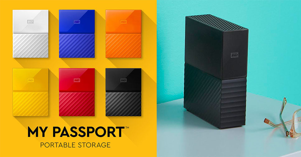 WD เปิดตัวฮาร์ดไดร์ฟตระกูล My Passport & My Book  ลุคใหม่ไฉไลกว่าเดิม ความจุสูงสุด 8TB