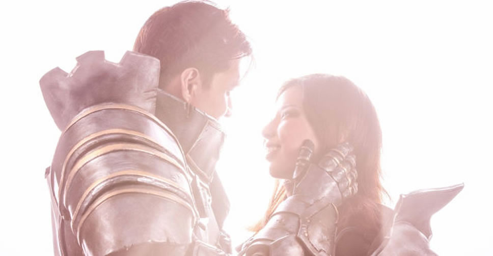 หนุ่ม-สาว พบรักกันในเกมออนไลน์ Diablo และเมื่อทั้งคู่คิดจะแต่งงานกัน ภาพถ่าย Pre-wedding เลยออกมาในธีมนี้
