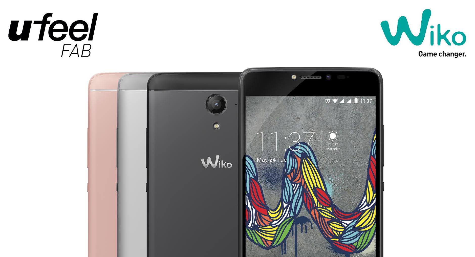 Wiko U FEEL FAB จอใหญ่ 5.5 นิ้วแบต 4000 mAh มีระบบสแกนลายนิ้วมือ เพียง 5,690 บาท