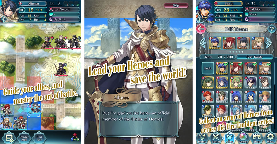 Fire Emblem Heroes ทำเงินทะลุ 100 ล้านบาท เฉพาะวันแรกที่เปิดให้ดาวน์โหลด