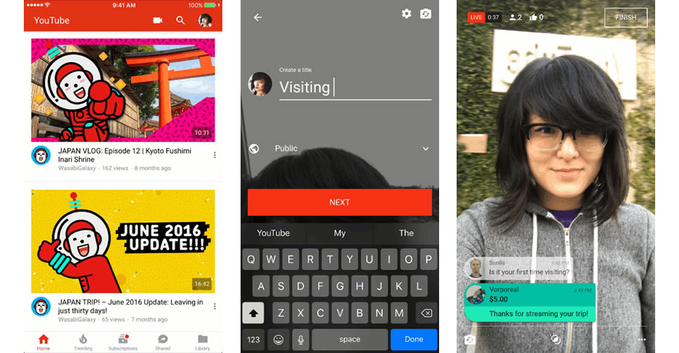 YouTube เปิดตัวฟีเจอร์ Live Mobile Streaming ถ่ายทอดสดผ่านสมาร์ทโฟนได้แล้ววันนี้