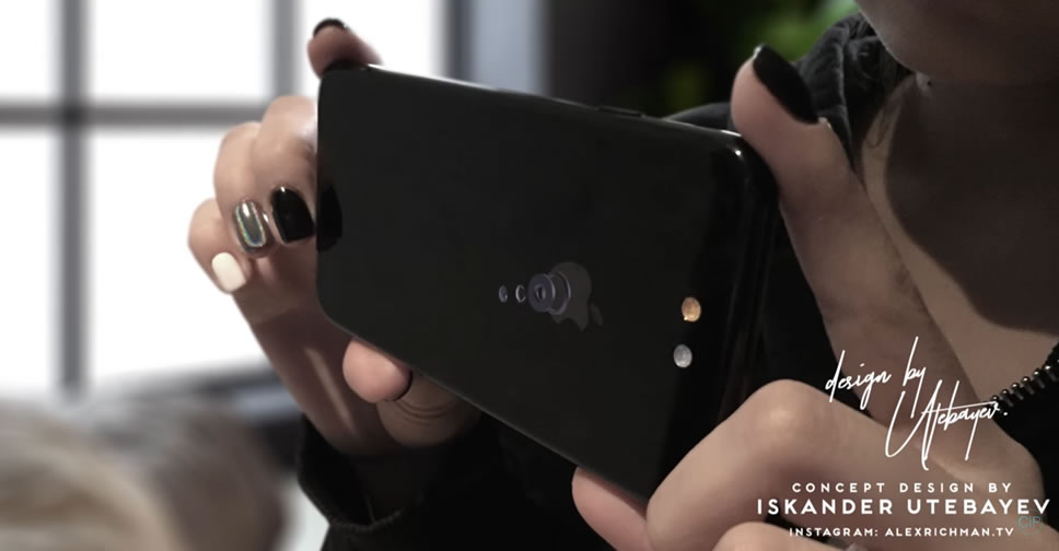 จะเป็นอย่างไร? หาก iPhone 8 ซ่อนกล้องไว้ตรงโลโก้ Apple