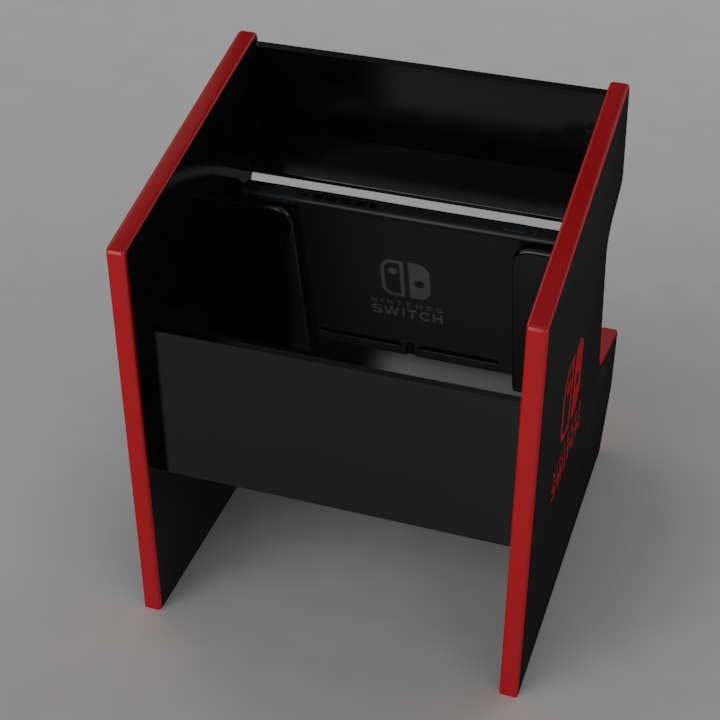 Nintendo-Switch-stand-Arcade-cabinet