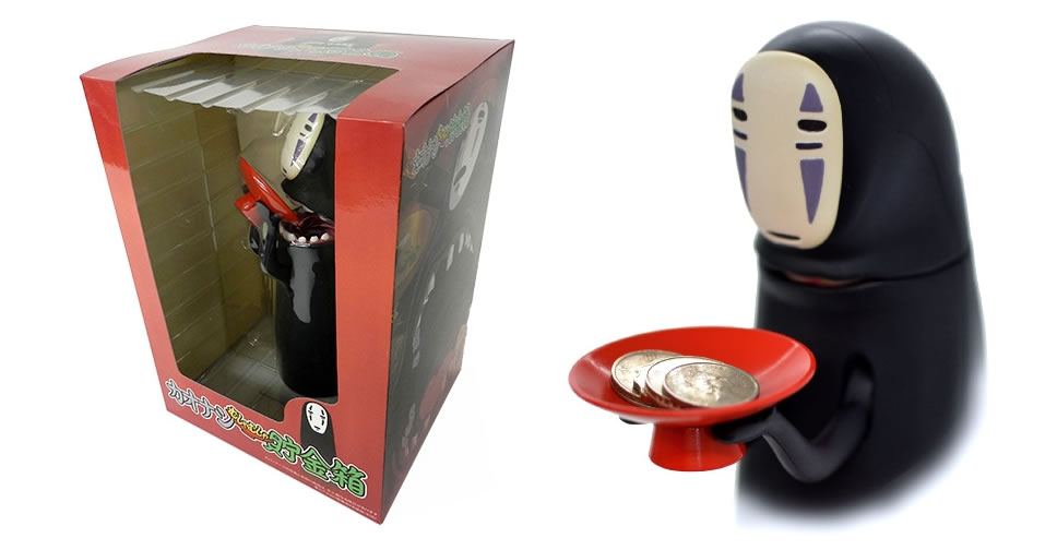 อยากได้ใช่มั้ย!! กระปุกออมสินผีไร้หน้าจากเรื่อง Spirited Away กินเหรียญโดยอัตโนมัติ พร้อมเสียงประกอบ