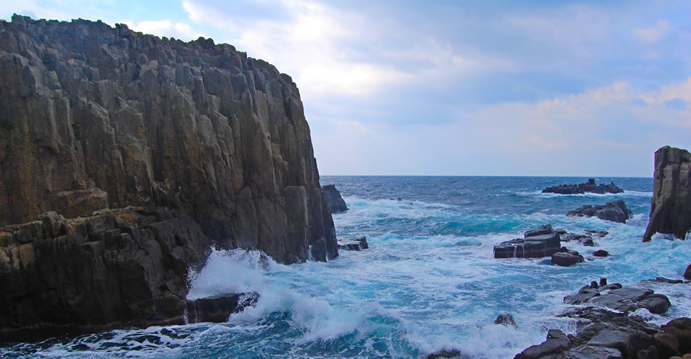 Tojinbo-cliff