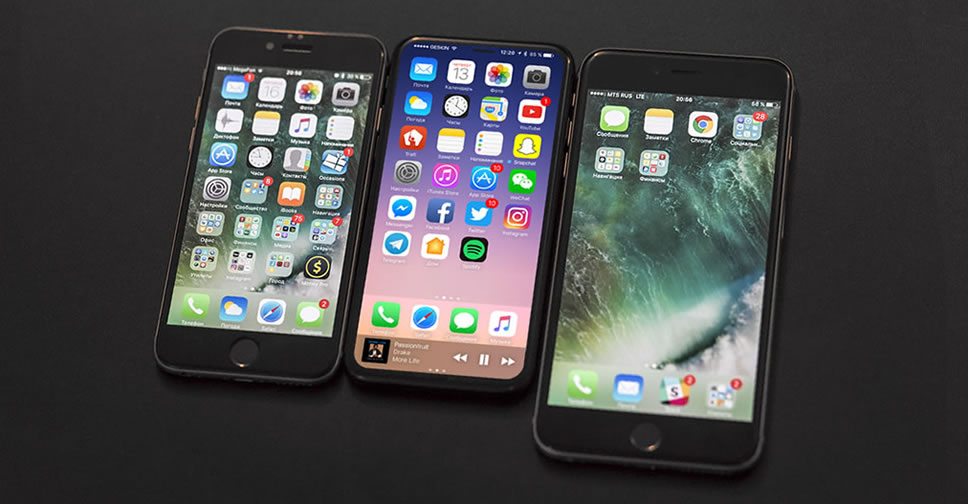 iPhone รุ่นใหม่ จะมากับ RAM 3GB ทั้ง 3 รุ่น ส่วน iPhone 8 อาจมีแบตเตอรี่ 2 ก้อน