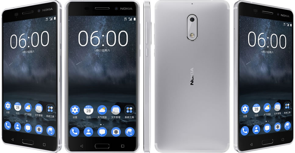 Nokia 6 สีเงิน ขึ้นแท่นเป็นสมาร์ทโฟนขายดีในจีน ขายหมดเกลี้ยงในเวลาไม่กี่นาที