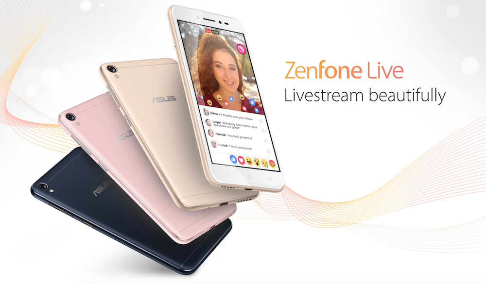 Zenfone Live สมาร์ทโฟนรุ่นแรกของโลกที่มีโหมดปรับแต่งภาพให้สวยกิ๊งในขณะถ่ายวีดีโอ LIVE เพียง 4,990 บาท