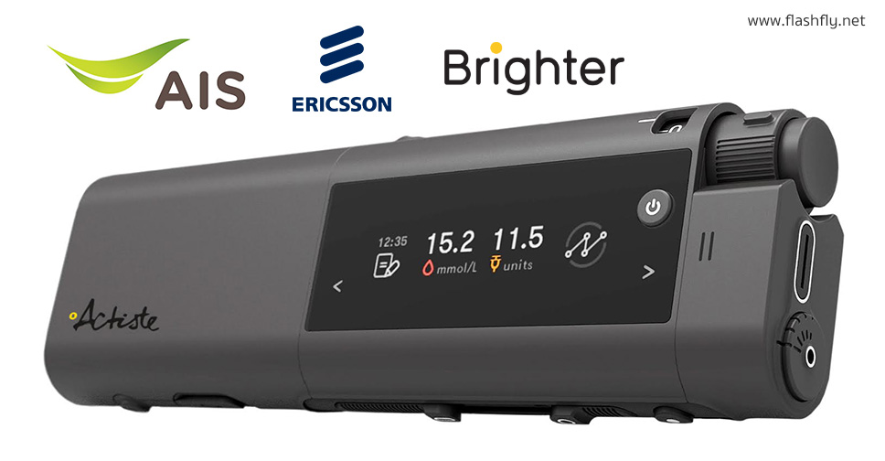 Brighter เลือกเอไอเอสและอีริคสัน ในการร่วมให้บริการโมบายเฮลท์แคร์โซลูชั่น สำหรับผู้ป่วยโรคเบาหวาน ในประเทศไทย ในชื่อโปรดักส์ Actiste