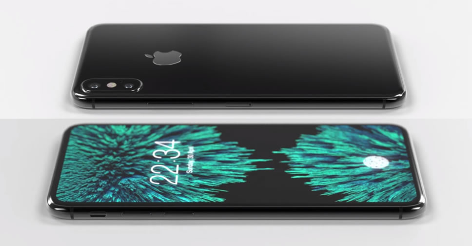 คอนเซ็ปต์ iPhone 8 ที่มากับจอแสดงผล OLED พร้อมฝัง Touch ID กับกล้อง FaceTime ไว้ใต้จอ