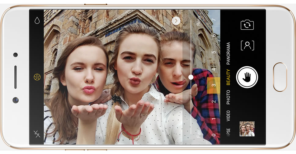 Oppo A77 มาพร้อมกล้องเซลฟี่ 16 ล้านพิกเซล แรม 4GB ราคาราว 12,550 บาท