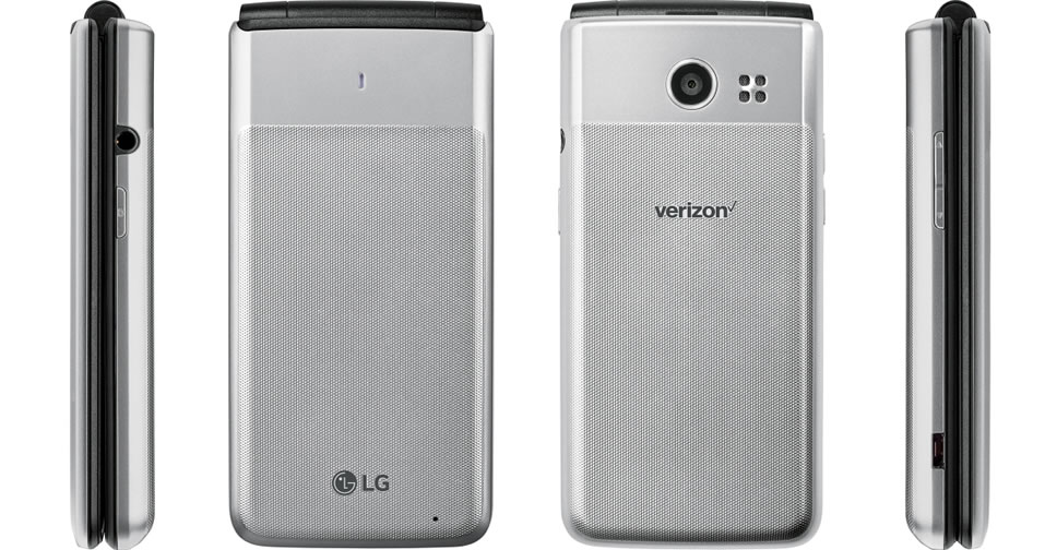 LG Exalt LTE ฟีเจอร์โฟนดีไซน์ฝาพับ รองรับ 4G, HD Voice, จอกว้าง 3 นิ้ว, กล้อง 5MP ราคาราว 5,720 บาท