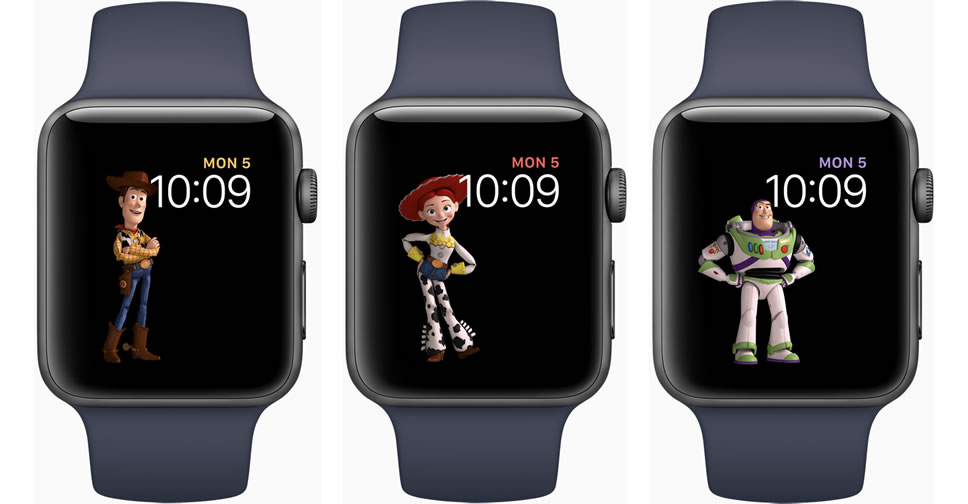 watchOS 4 Beta 2 มาพร้อมคาแรคเตอร์และภาพเคลื่อนไหวจากเหล่าตัวการ์ตูน Toy Story