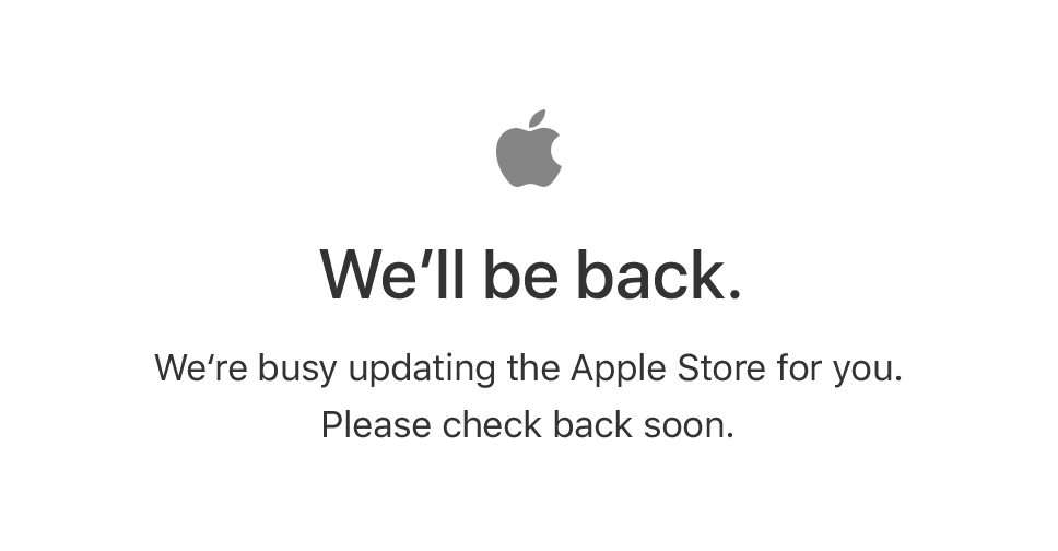 ของใหม่มาแน่!! Apple ปิดปรับปรุง Apple Online Store ทั่วโลกเป็นที่เรียบร้อยแล้ว