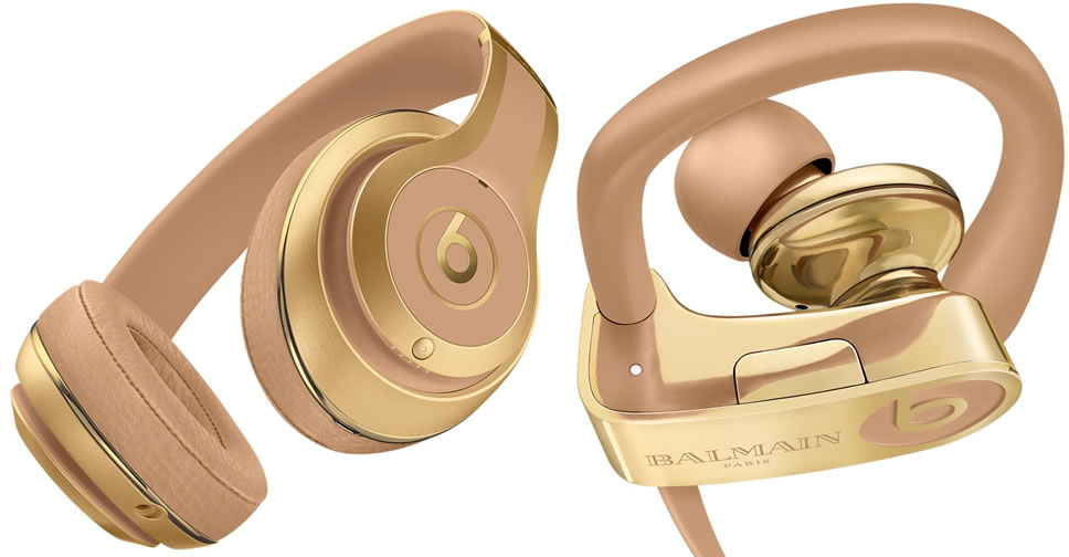 Apple ร่วมมือกับ Balmain ออกหูฟัง Beats รุ่นพิเศษ Balmain Special Edition