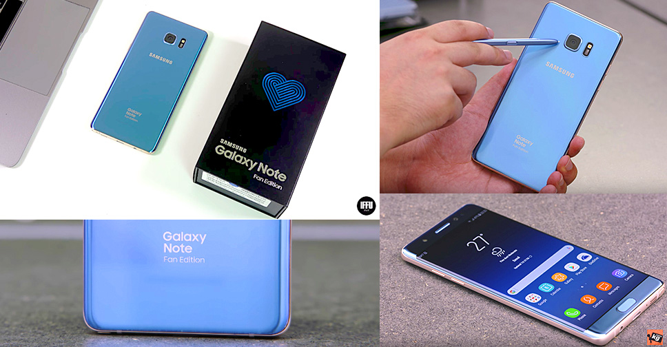 ชมคลิปแกะกล่อง Samsung Galaxy Note Fan Edition ที่วางจำหน่ายเพียง 400,000 เครื่อง